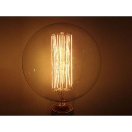 Przemysłowa dekoracyjna ściemnialna żarówka SELRED G125 E27/60W/230V 3000K 120 lm