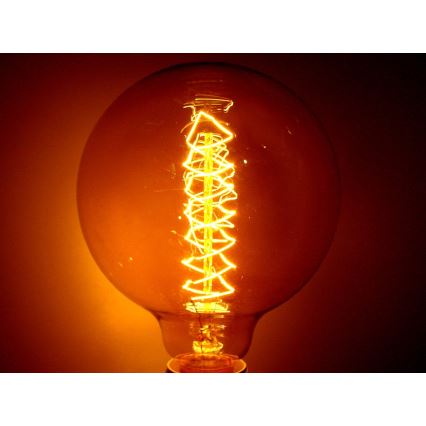 Przemysłowa dekoracyjna żarówka ściemnialna SELRED G125 E27/60W/230V 2,200K