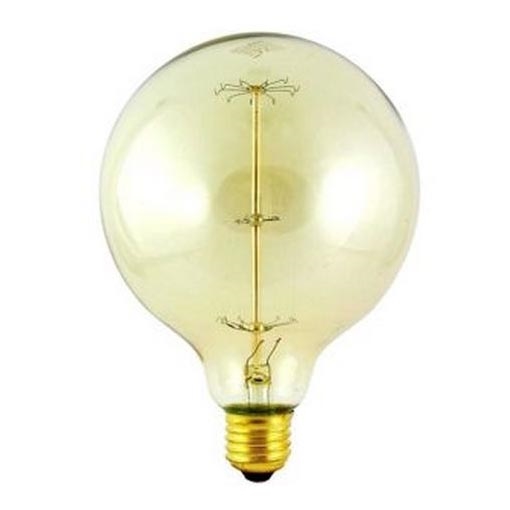 Przemysłowa dekoracyjna żarówka ściemnialna VINTAGE G125 E27/40W/230V 2000K