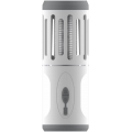 Przenośna ładowalna lampa LED z pułapką na owady LED/6W/1800 mAh IPX4 biały/szary