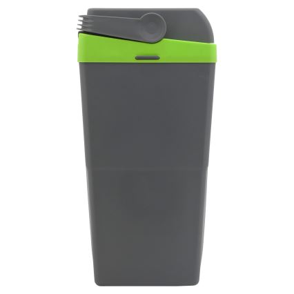 Przenośna lodówka samochodowa 22 l 55W/12V/230V szara/zielona