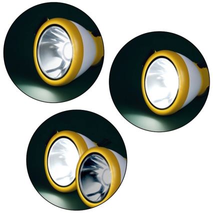 Przenośna, ściemnialna, ładowalna lampa LED z funkcją powerbanki LUMINA MINIO LED/5V 1800 mAh IP44 żółta