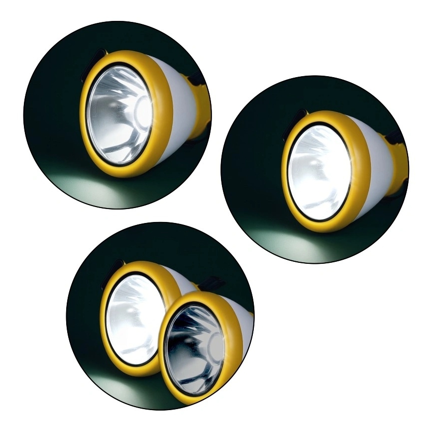 Przenośna, ściemnialna, ładowalna lampa LED z funkcją powerbanki LUMINA MINIO LED/5V 1800 mAh IP44 żółta