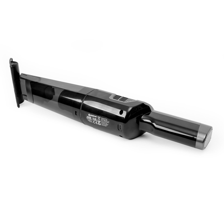 Przenośny akumulatorowy odkurzacz samochodowy 75W/2800 mAh czarny