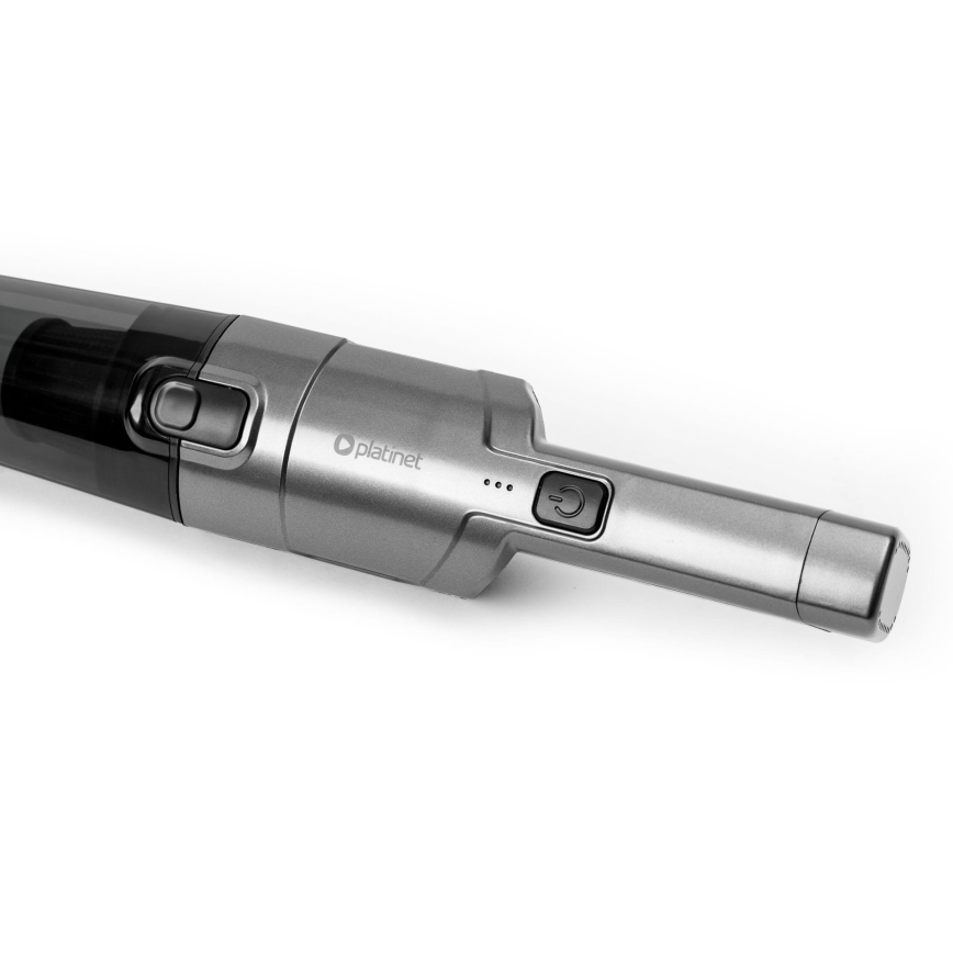 Przenośny akumulatorowy odkurzacz samochodowy 75W/2800 mAh czarny