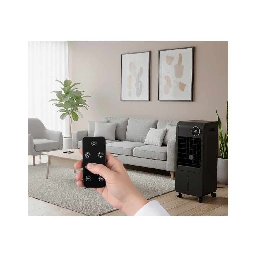 Przenośny klimatyzator VIENTO COOL-R 65W/230V czarny + pilot zdalnego sterowania