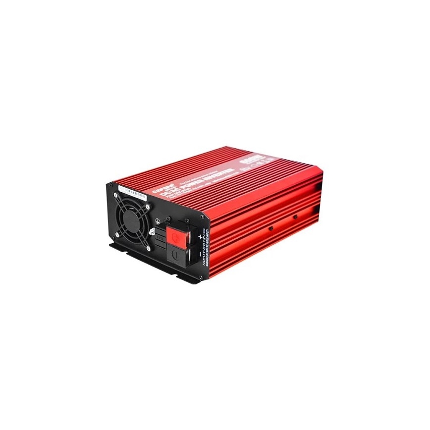 Przetwornica napięcia CARSPA 600W/12/230V + pilot przewodowy