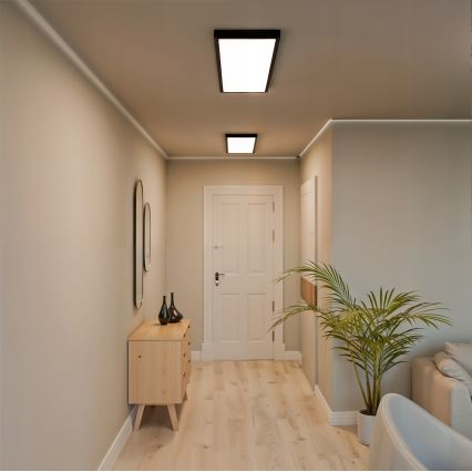 Przysufitowy panel LED 60W/230V 30x120 cm czarny