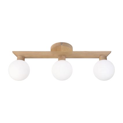 Przysufitowy żyrandol ANTONIO 3xG9/5W/230V dąb/biały