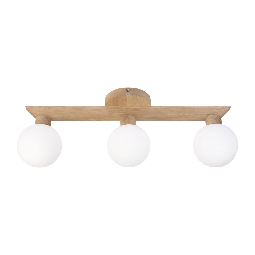 Przysufitowy żyrandol ANTONIO 3xG9/5W/230V dąb/biały