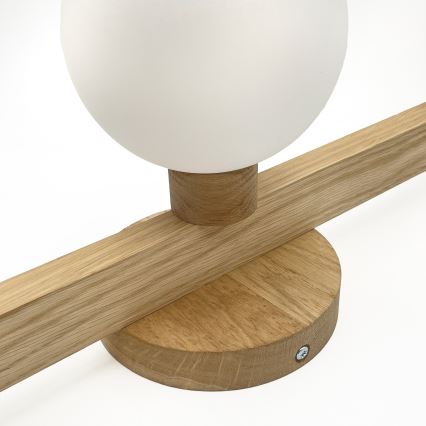 Przysufitowy żyrandol ANTONIO 3xG9/5W/230V dąb/biały