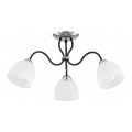 Przysufitowy żyrandol ARIEL 3xE27/15W/230V błyszczący chrom/czarny