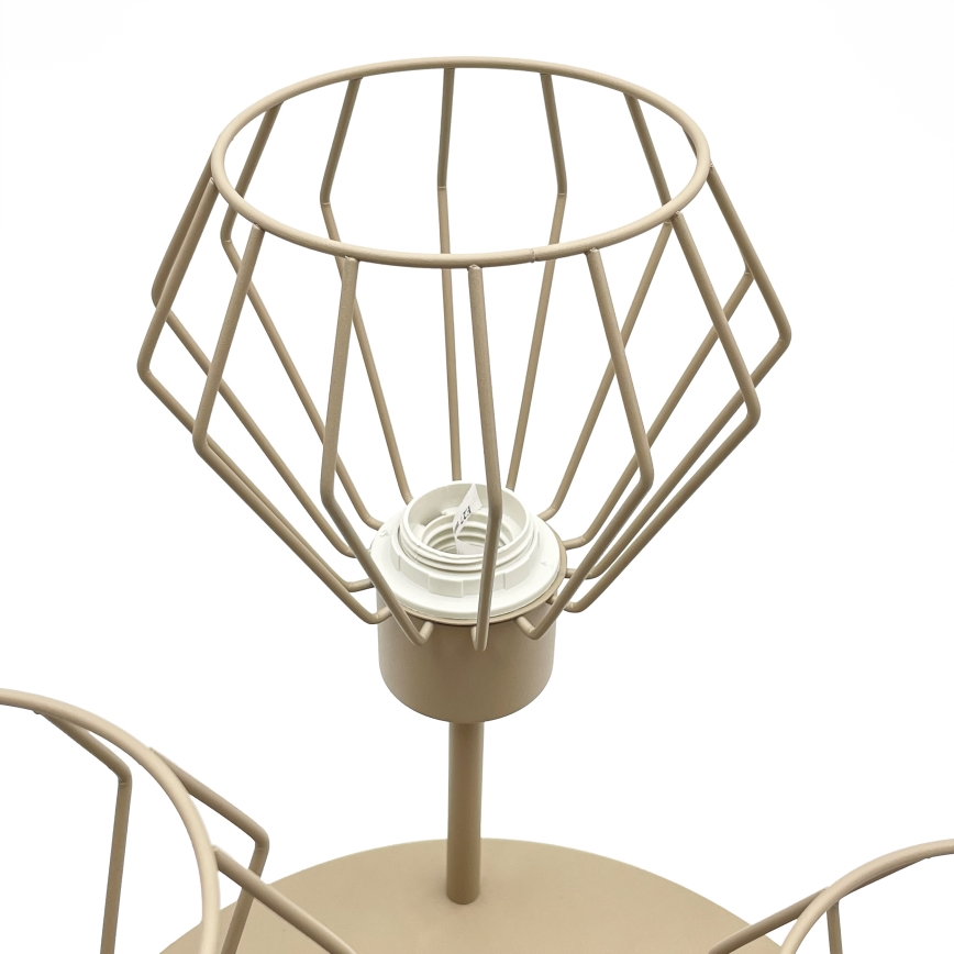 Przysufitowy żyrandol AUDREY 3xE27/15W/230V beżowy