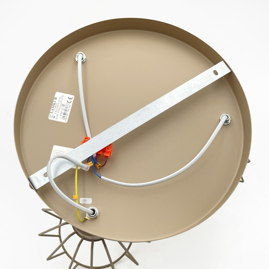 Przysufitowy żyrandol AUDREY 3xE27/15W/230V beżowy