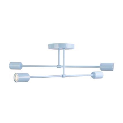 Przysufitowy żyrandol CAMBRIDGE 4xE27/15W/230V niebieski