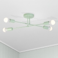 Przysufitowy żyrandol CAMBRIDGE 4xE27/15W/230V zielony