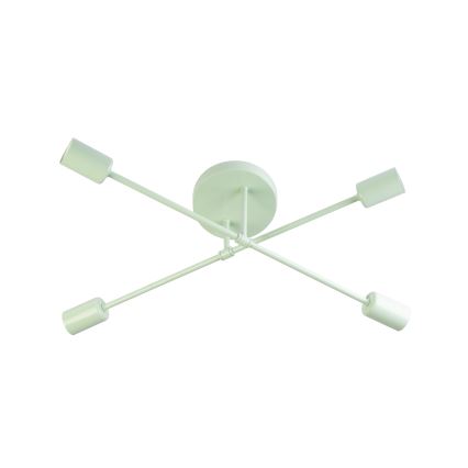 Przysufitowy żyrandol CAMBRIDGE 4xE27/15W/230V zielony