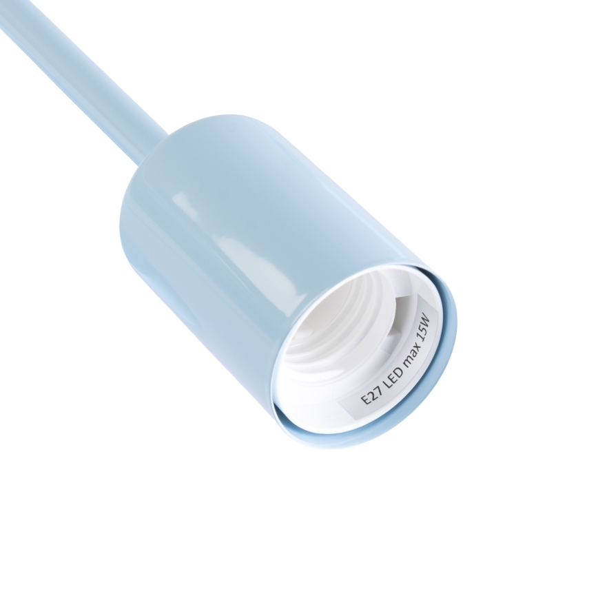 Przysufitowy żyrandol CAMBRIDGE 6xE27/15W/230V niebieski