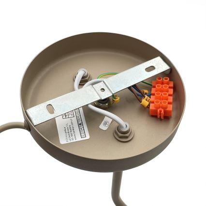 Przysufitowy żyrandol CHARLIE 2xE27/15W/230V beżowy