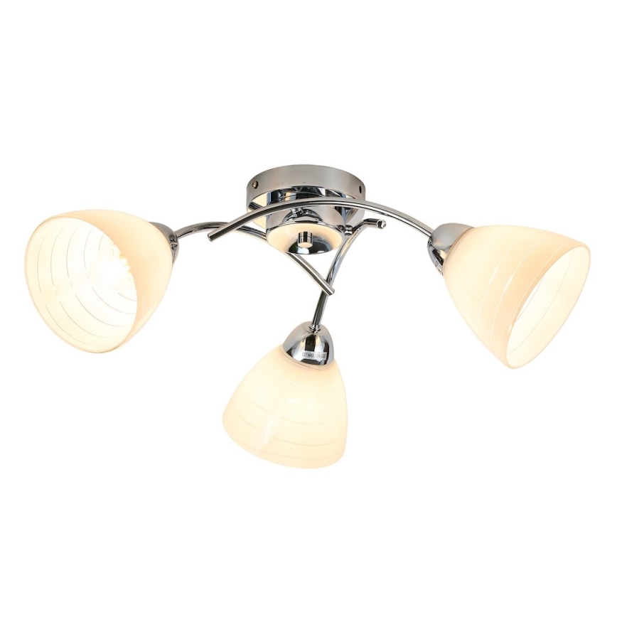 Przysufitowy żyrandol CLARA 3xE27/15W/230V chrom błyszczący