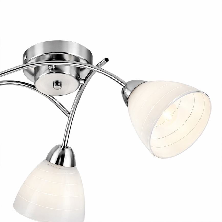 Przysufitowy żyrandol CLARA 3xE27/15W/230V chrom błyszczący