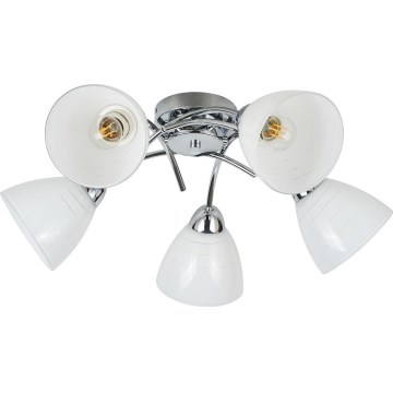 Przysufitowy żyrandol CLARA 5xE27/15W/230V błyszczący chrom