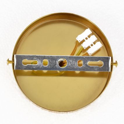 Przysufitowy żyrandol CRISTAL 5xE14/10W/230V czarny/złoty