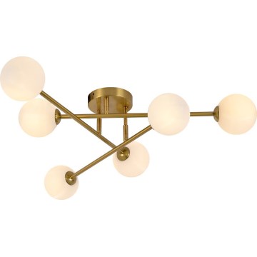 Przysufitowy żyrandol DORADO 6xG9/28W/230V złoty