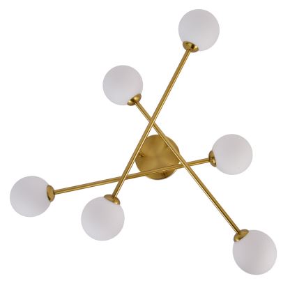 Przysufitowy żyrandol DORADO 6xG9/28W/230V złoty