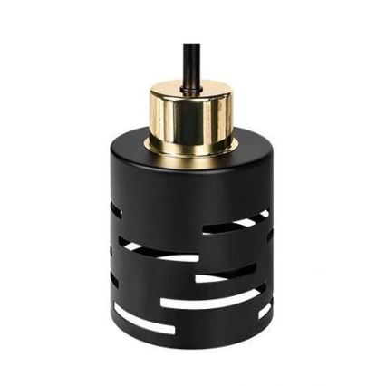 Przysufitowy żyrandol ELEN 3xE27/35W/230V czarny/złoty