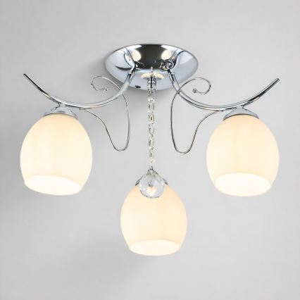 Przysufitowy żyrandol ELLA 3xE27/15W/230V błyszczący chrom