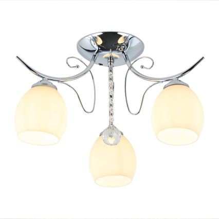 Przysufitowy żyrandol ELLA 3xE27/15W/230V błyszczący chrom