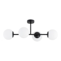 Przysufitowy żyrandol GLORENA 4xE14/10W/230V czarny