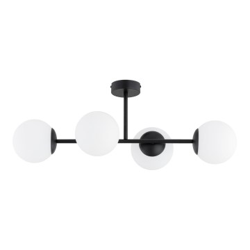 Przysufitowy żyrandol GLORENA 4xE14/10W/230V czarny