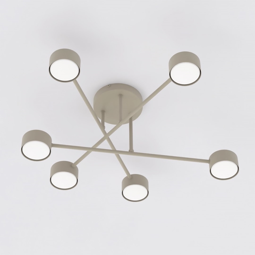 Przysufitowy żyrandol HALO 6xGX53/10W/230V beżowy