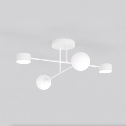 Przysufitowy żyrandol HOLON 2xG9/8W/230V + 2xGX53/12W biały