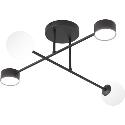 Przysufitowy żyrandol HOLON 2xG9/8W/230V + 2xGX53/12W czarny