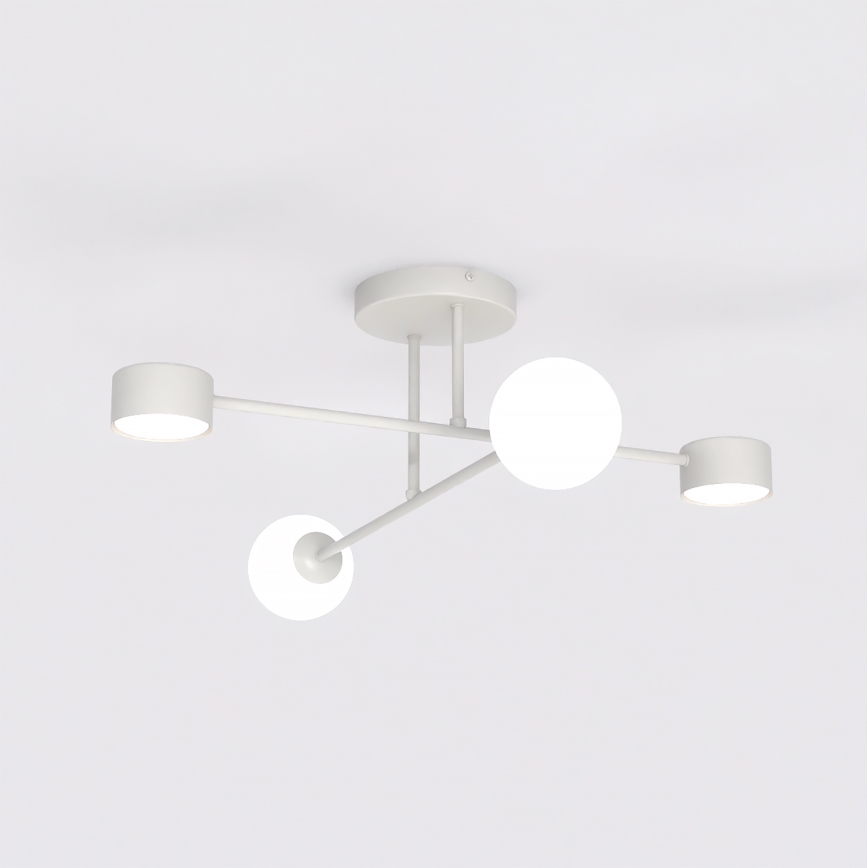 Przysufitowy żyrandol HOLON 2xG9/8W/230V + 2xGX53/12W szary