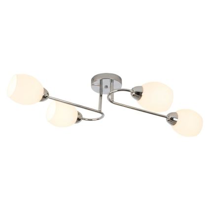 Przysufitowy żyrandol KING 4xE27/15W/230V, błyszczący chrom