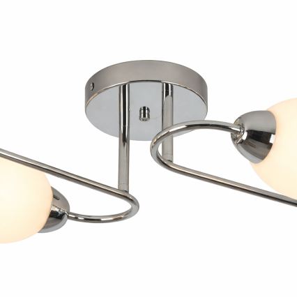 Przysufitowy żyrandol KING 4xE27/15W/230V, błyszczący chrom