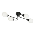 Przysufitowy żyrandol KING 4xE27/15W/230V czarny