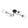 Przysufitowy żyrandol KING 4xE27/15W/230V czarny