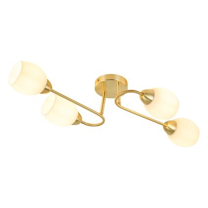 Przysufitowy żyrandol KING 4xE27/15W/230V, złoty