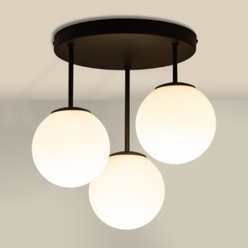 Przysufitowy żyrandol MOONLIGHT 3xE27/15W/230V czarny