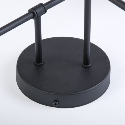 Przysufitowy żyrandol OBSIDIAN 4xG9/10W/230V czarny/dymiony szary