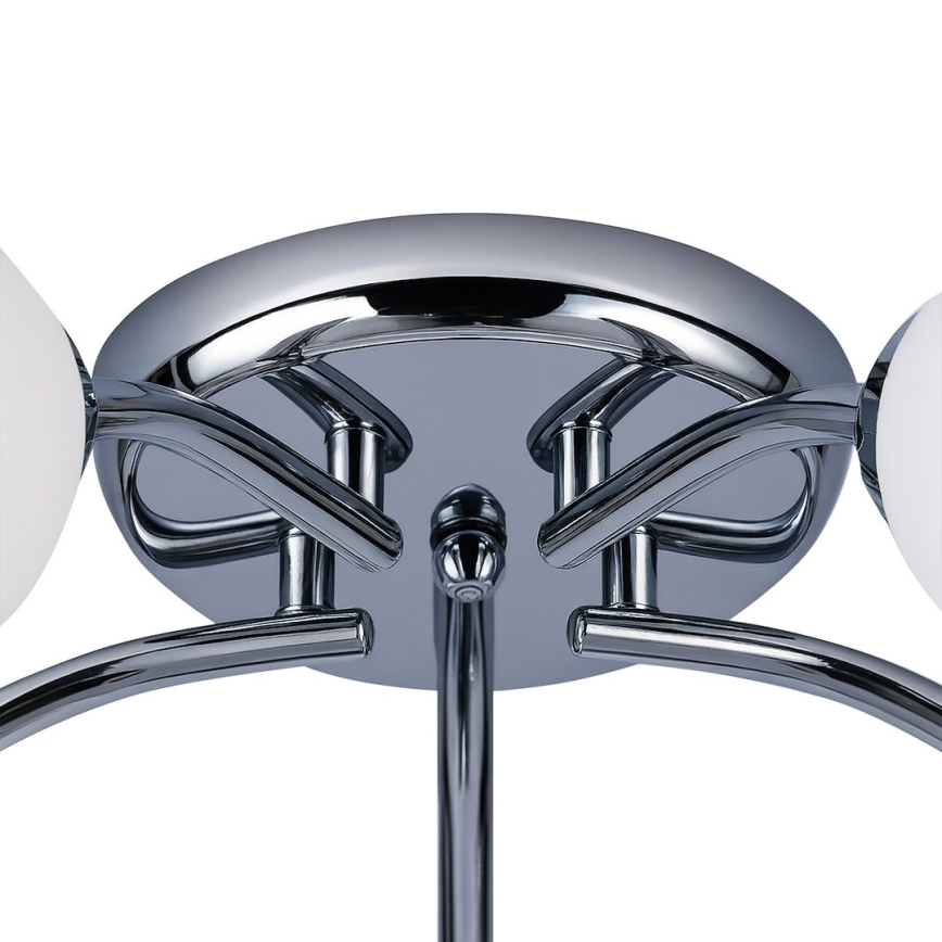 Przysufitowy żyrandol PORTOS 5xE14/10W/230V błyszczący chrom