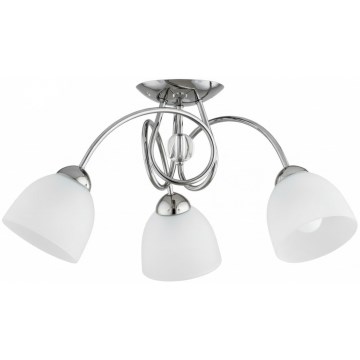 Przysufitowy żyrandol SELENE 3xE27/15W/230V błyszczący chrom