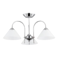 Przysufitowy żyrandol TAPER 3xE27/15W/230V błyszczący chrom