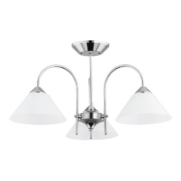 Przysufitowy żyrandol TAPER 3xE27/15W/230V błyszczący chrom