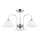 Przysufitowy żyrandol TAPER 3xE27/15W/230V błyszczący chrom